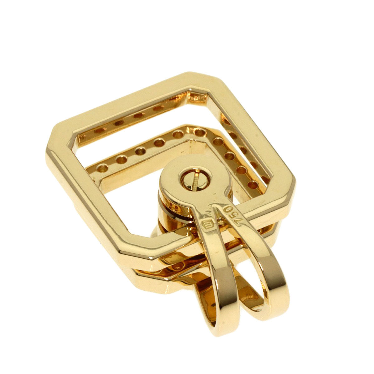 Waltham Pendant Top 18K Yellow Gold Gold Swing Diamond