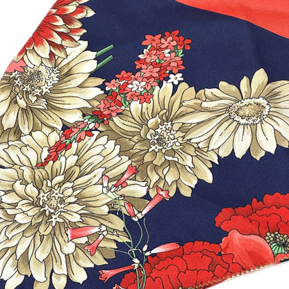 Gucci Scarf Silk Multicolor All-Over Floral Pattern