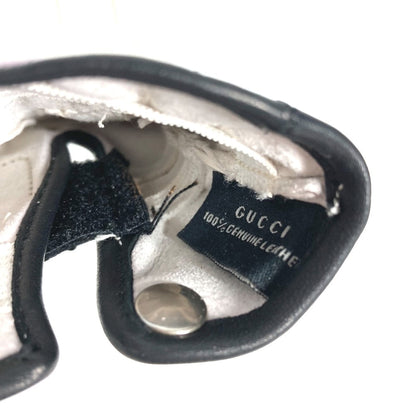 Gucci Gloves Leather White For Left Hand Golf Gloves Women 8