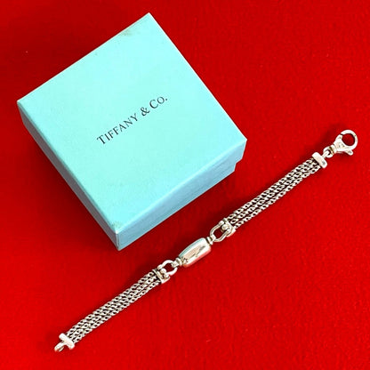 Tiffany&Co. Bracelet Silver925 Silver Triple Rope Id Bracelet