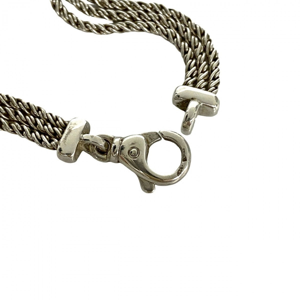 Tiffany&Co. Bracelet Silver925 Silver Triple Rope Id Bracelet