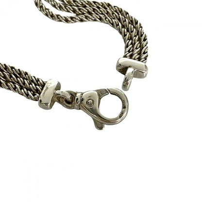 Tiffany&Co. Bracelet Silver925 Silver Triple Rope Id Bracelet
