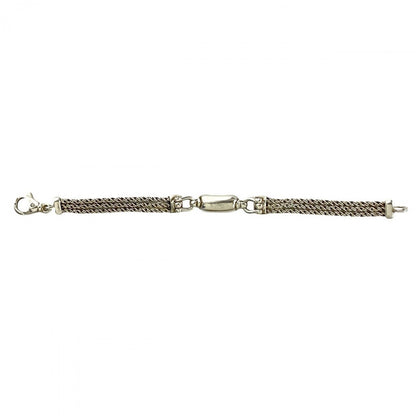 Tiffany&Co. Bracelet Silver925 Silver Triple Rope Id Bracelet