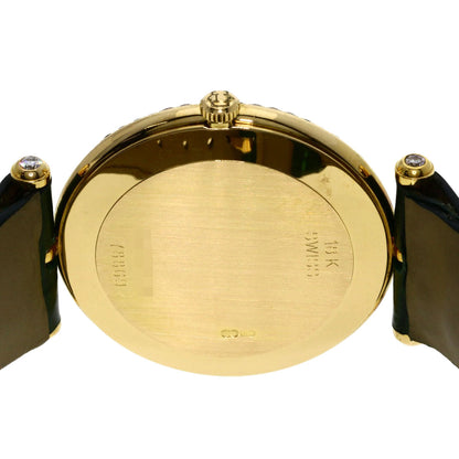 Van Cleef & Arpels Watches Quartz 18101B1 18K Yellow Gold Gold Pierre Emerald Diamond White Dial