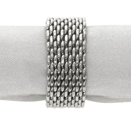 Tiffany&Co. Ring Sv Silver Somerset Mesh Women