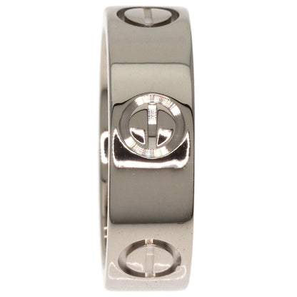 Cartier Ring K18Wg Silver Love Ring #48 Women