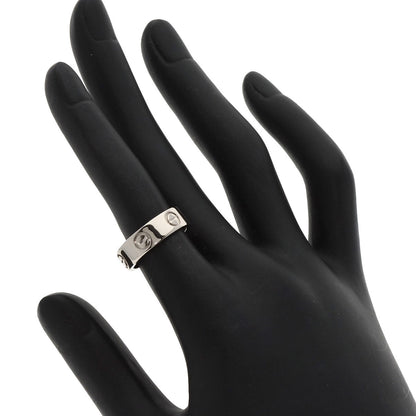 Cartier Ring K18Wg Silver Love Ring #48 Women