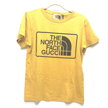 Gucci Short Sleeve T-Shirt 616036 Cotton Yellow The North Face Collaboration The North Face