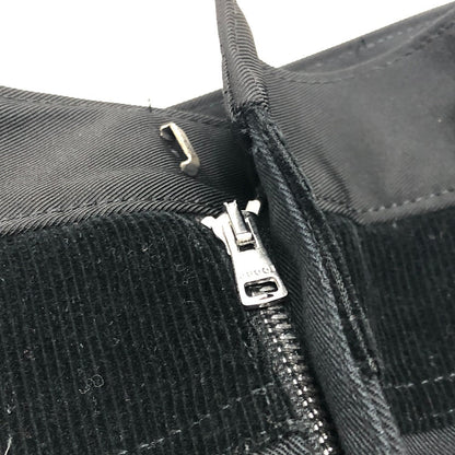 Gucci Pants 222279 Cotton Black Corduroy Switching 46