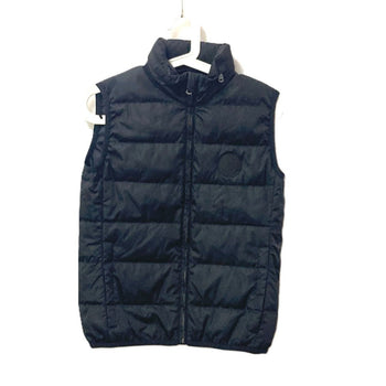 Gucci Down Vest 429855 Nylon Black Outer Logo Women 38