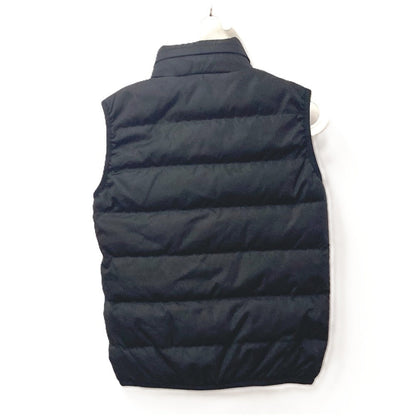 Gucci Down Vest 429855 Nylon Black Outer Logo Women 38