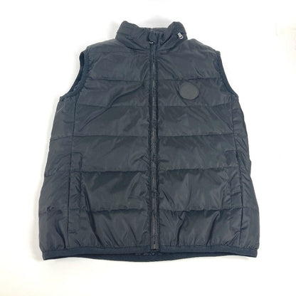 Gucci Down Vest 429855 Nylon Black Outer Logo Women 38