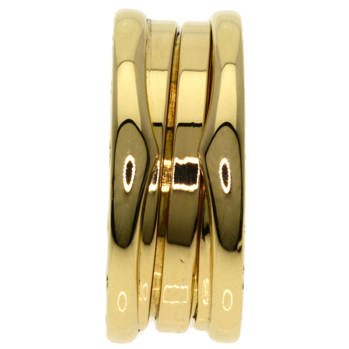 Bvlgari Ring 18K Yellow Gold Gold B-Zero1 B-Zero One 2 Bands #50
