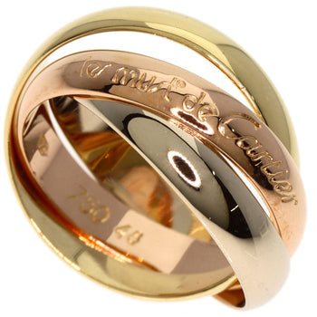 Cartier Ring K18Yg , K18Pg , K18Wg Gold Trinity #48 Women