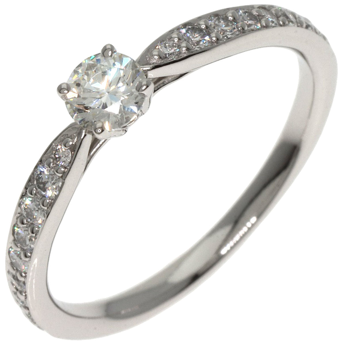 Tiffany&Co. Ring Pt950 Silver Harmony Diamond