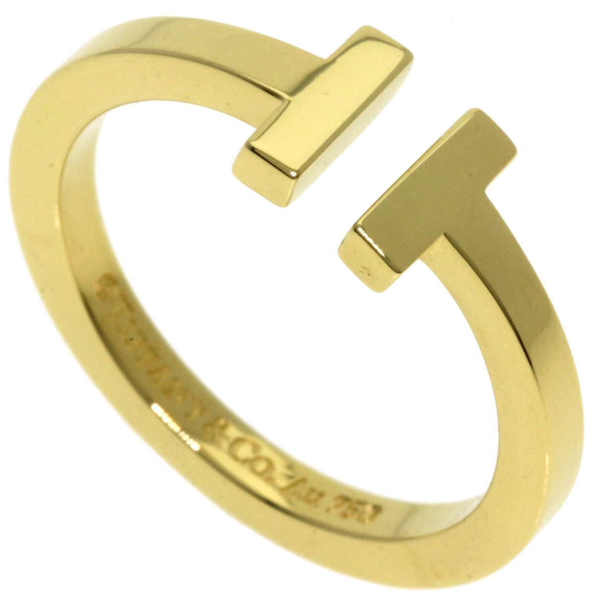 Tiffany&Co. Ring 18K Yellow Gold Gold T Square