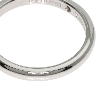 Tiffany&Co. Ring Pt950 Silver Stacking Band 1P Diamond