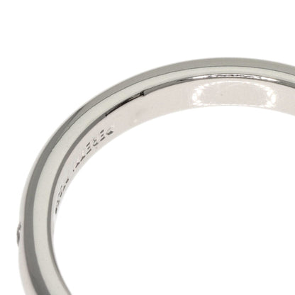 Tiffany&Co. Ring Pt950 Silver Stacking Band 1P Diamond