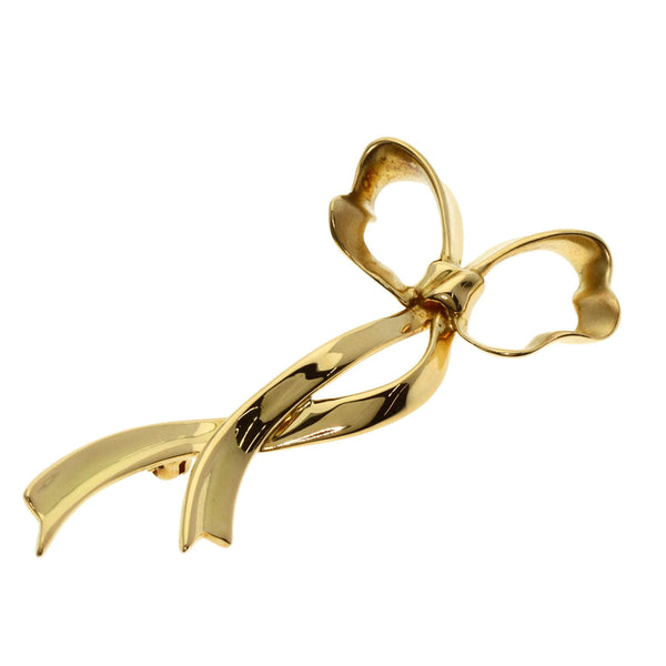 Tiffany&Co. Brooch 18K Yellow Gold Gold Ribbon