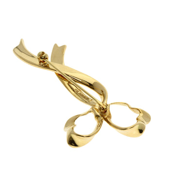 Tiffany&Co. Brooch 18K Yellow Gold Gold Ribbon