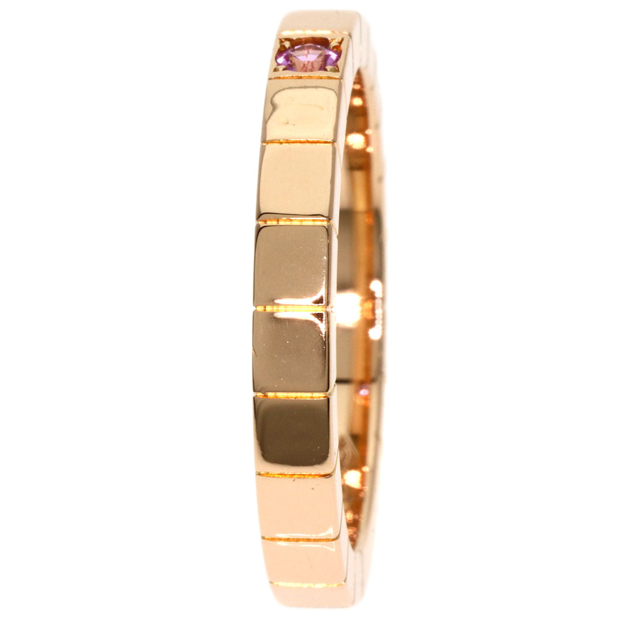 Cartier Ring 18K Pink Gold Gold Raniere Pink Sapphire #57