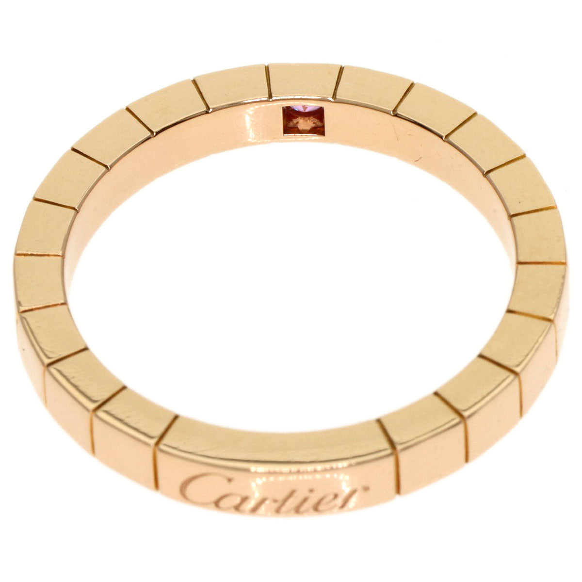 Cartier Ring 18K Pink Gold Gold Raniere Pink Sapphire #57