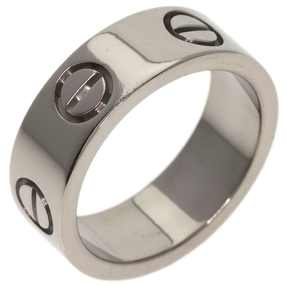 Cartier Ring K18Wg Silver Love Ring #46