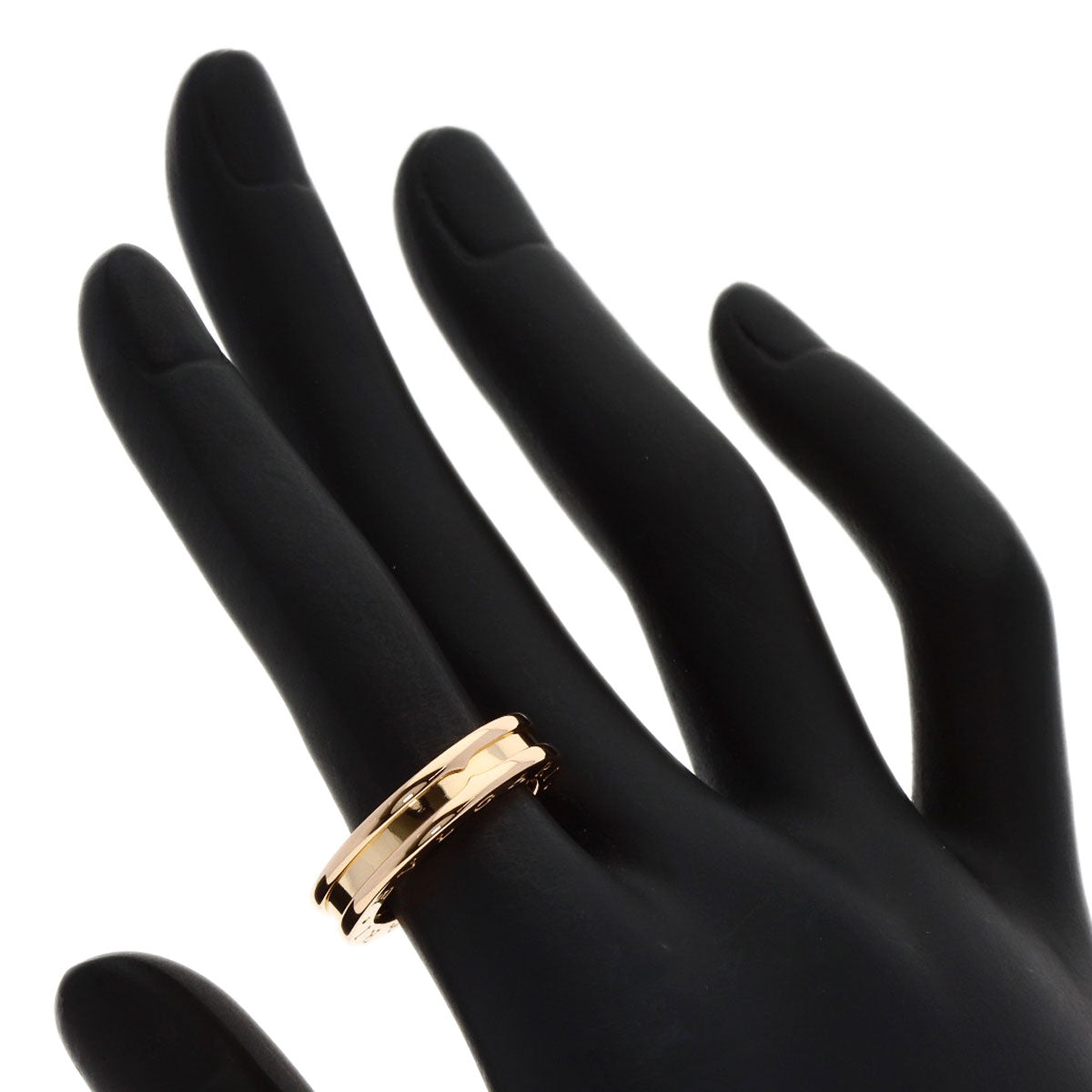 Bvlgari Ring 18K Pink Gold Gold B-Zero1 B-Zero One 1 Band #50