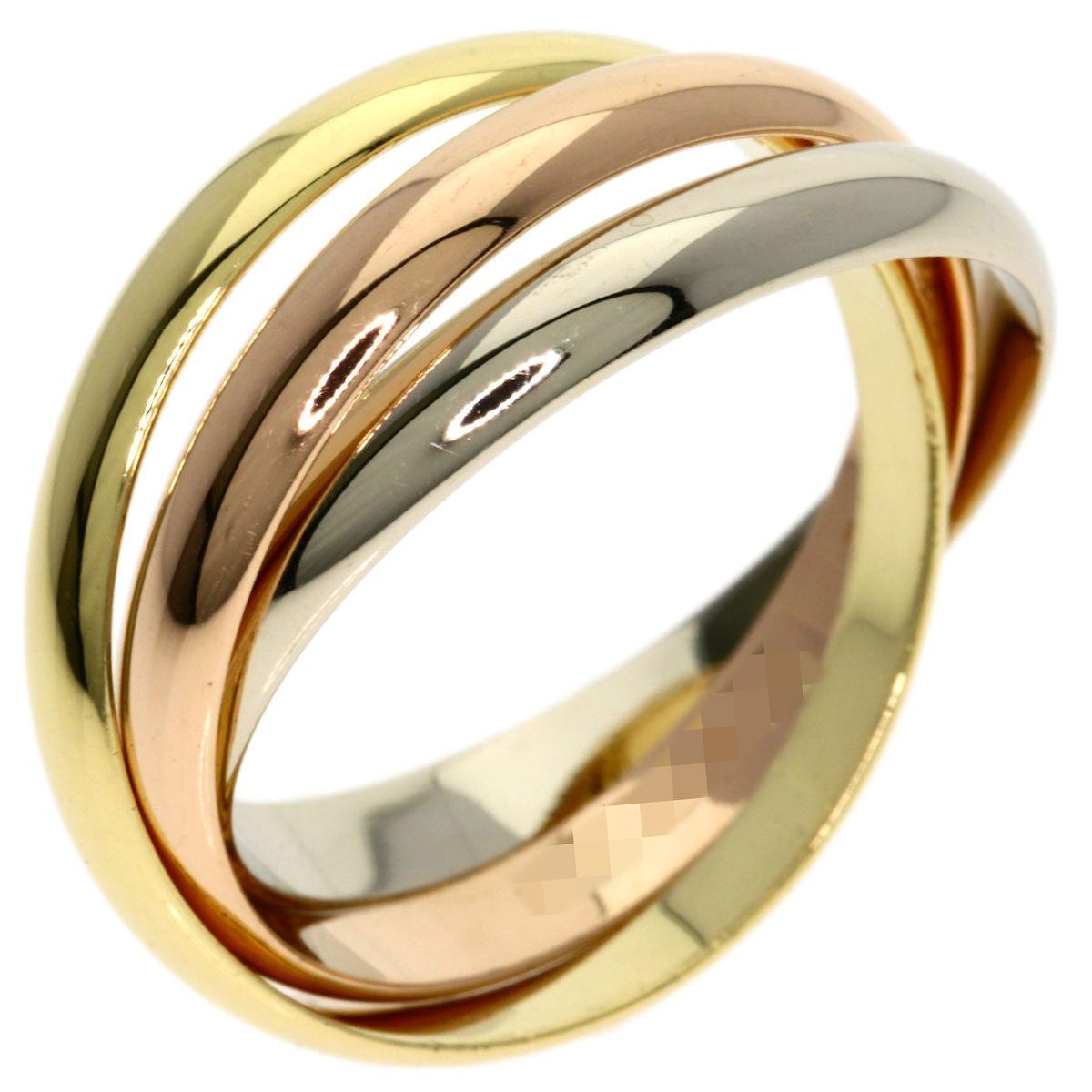 Cartier Ring 18K Yellow Gold Gold Trinity #62