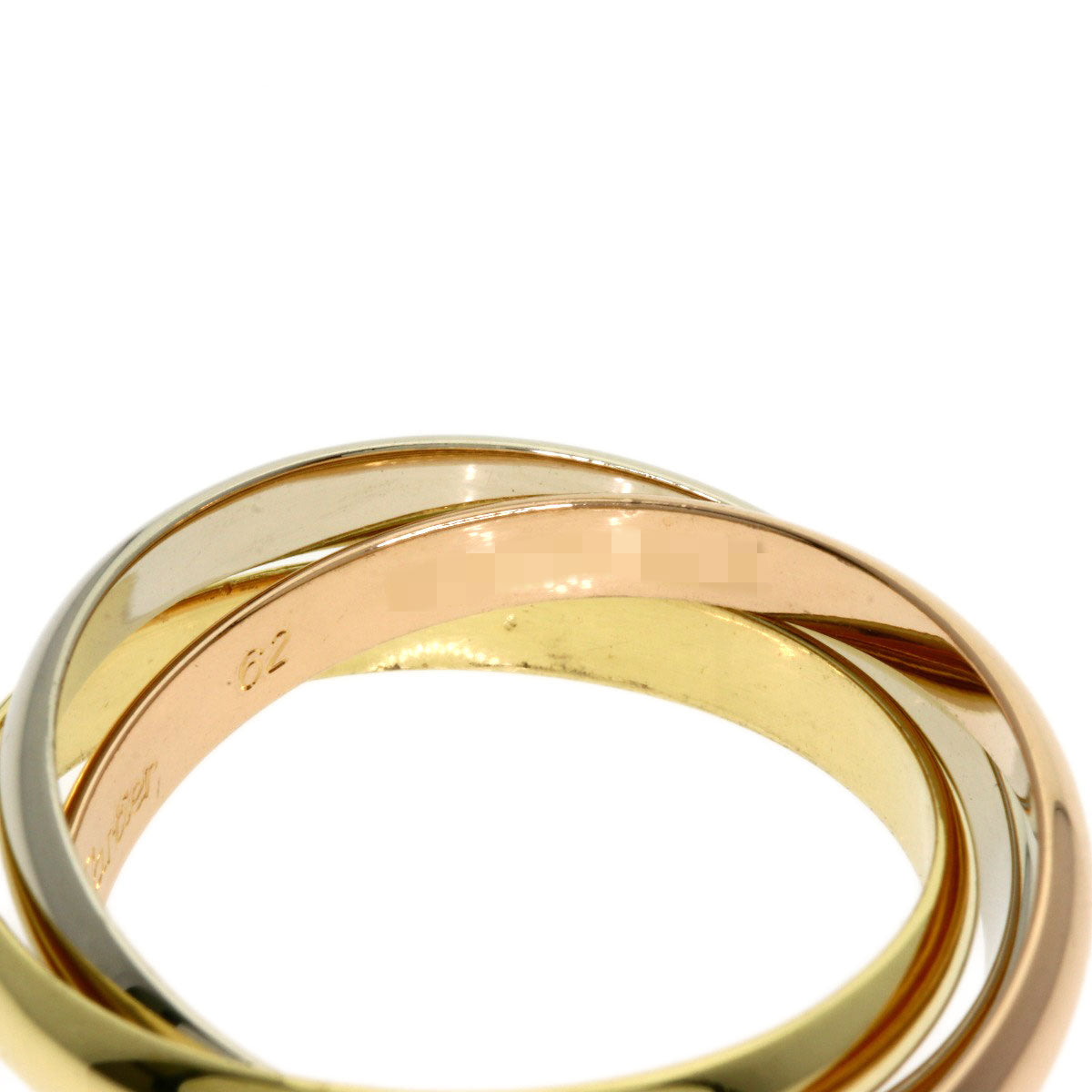 Cartier Ring 18K Yellow Gold Gold Trinity #62