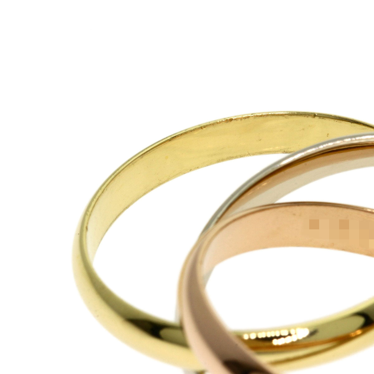 Cartier Ring 18K Yellow Gold Gold Trinity #62