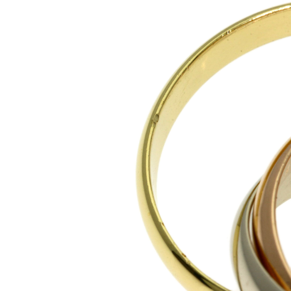 Cartier Ring 18K Yellow Gold Gold Trinity #62