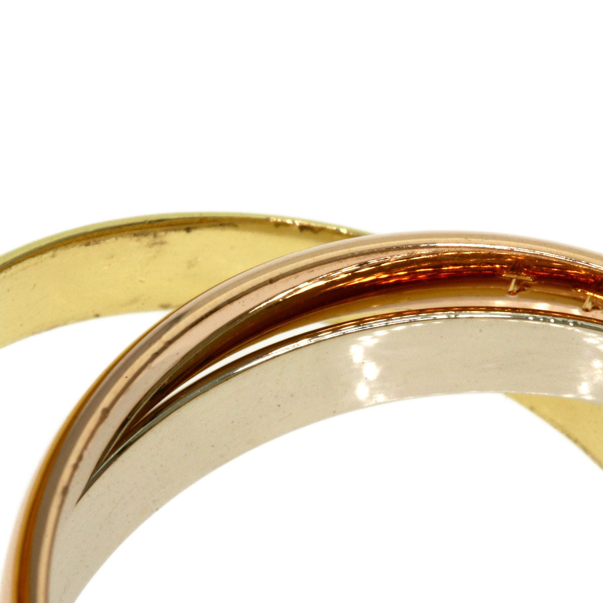 Cartier Ring 18K Yellow Gold Gold Trinity #62