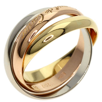 Cartier Ring 18K Yellow Gold Gold Trinity Mm #56