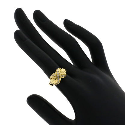 Tiffany&Co. Ring 18K Yellow Gold Gold Signature Diamond Women