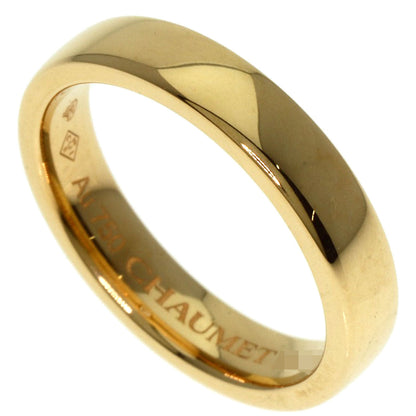 Chaumet Ring 18K Yellow Gold Gold Plume Inner Diamond #48