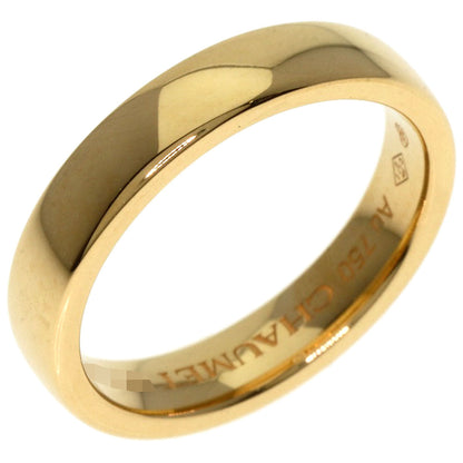 Chaumet Ring 18K Yellow Gold Gold Plume Inner Diamond #48