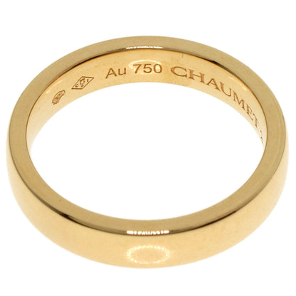 Chaumet Ring 18K Yellow Gold Gold Plume Inner Diamond #48