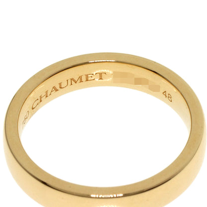Chaumet Ring 18K Yellow Gold Gold Plume Inner Diamond #48