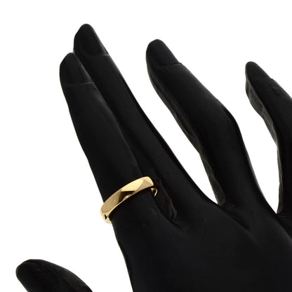 Chaumet Ring 18K Yellow Gold Gold Plume Inner Diamond #48
