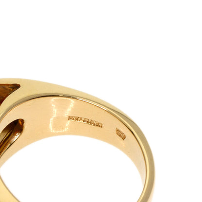 Bvlgari Ring 18K Yellow Gold Gold Tronchetto Citrine