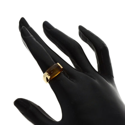 Bvlgari Ring 18K Yellow Gold Gold Tronchetto Citrine