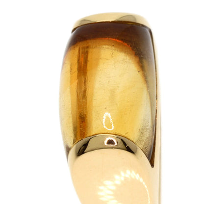 Bvlgari Ring 18K Yellow Gold Gold Tronchetto Citrine