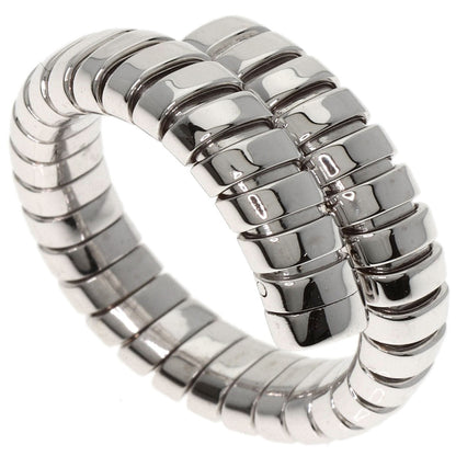 Bvlgari Ring K18Wg Silver Tubogas