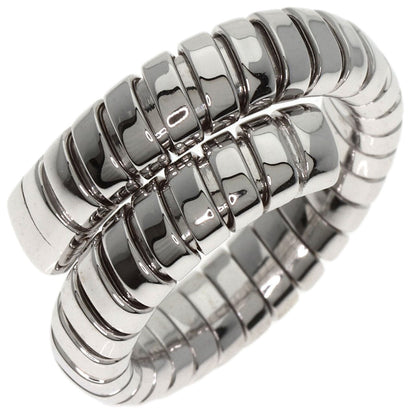 Bvlgari Ring K18Wg Silver Tubogas