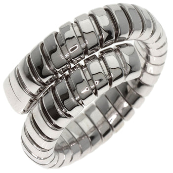 Bvlgari Ring K18Wg Silver Tubogas