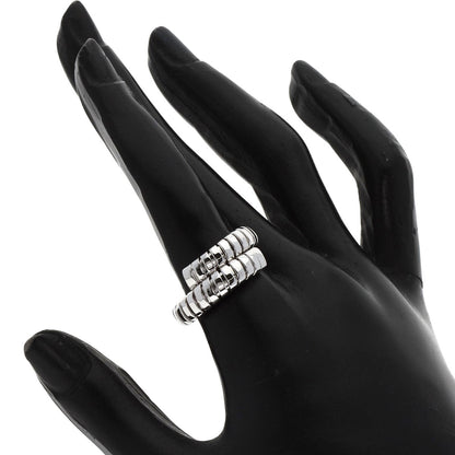 Bvlgari Ring K18Wg Silver Tubogas