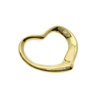 Tiffany&Co. Pendant Top 18K Yellow Gold Gold Open Heart