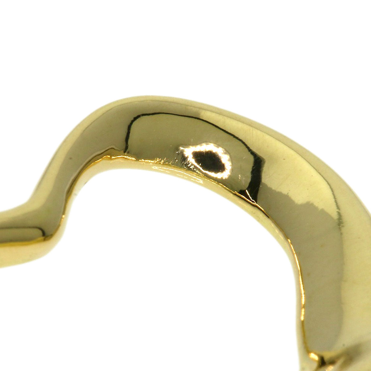 Tiffany&Co. Pendant Top 18K Yellow Gold Gold Open Heart