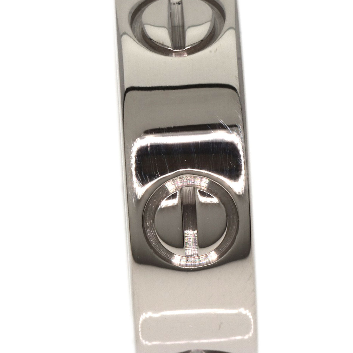 Cartier Ring K18Wg Silver Love Ring #48